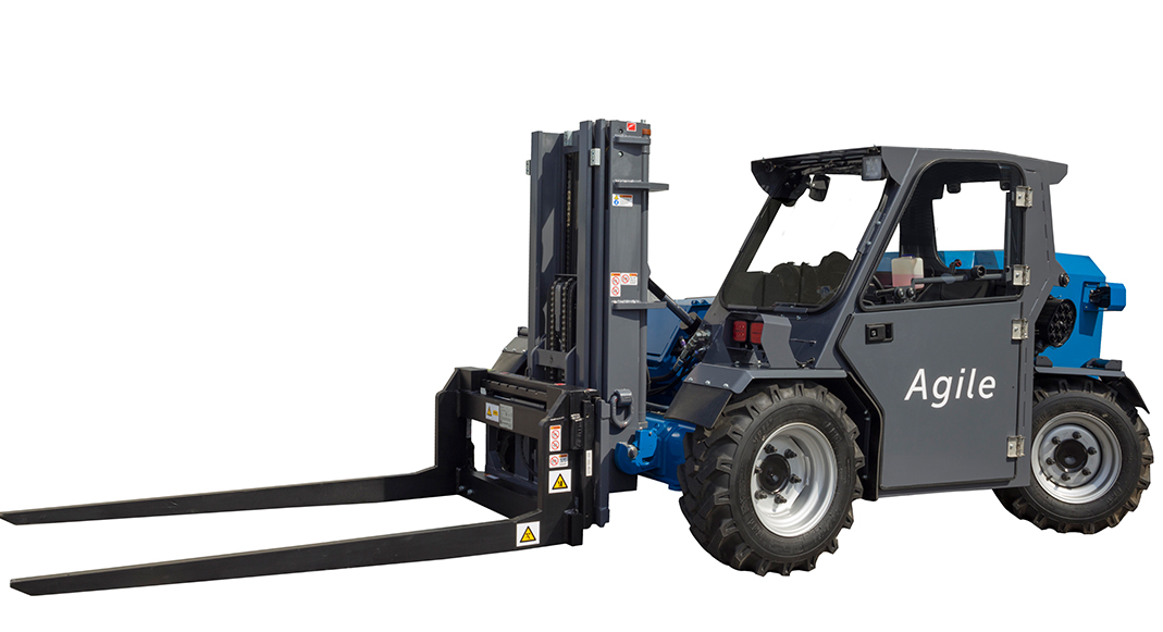 off road forklift with dodge gas engine